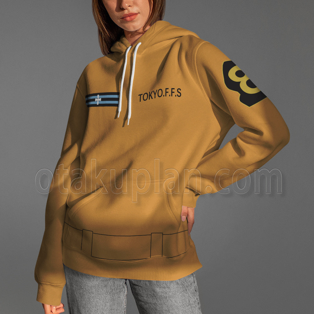 Anime Enen Shinra Kusakabe Arthur Boyle Cosplay Hoodie
