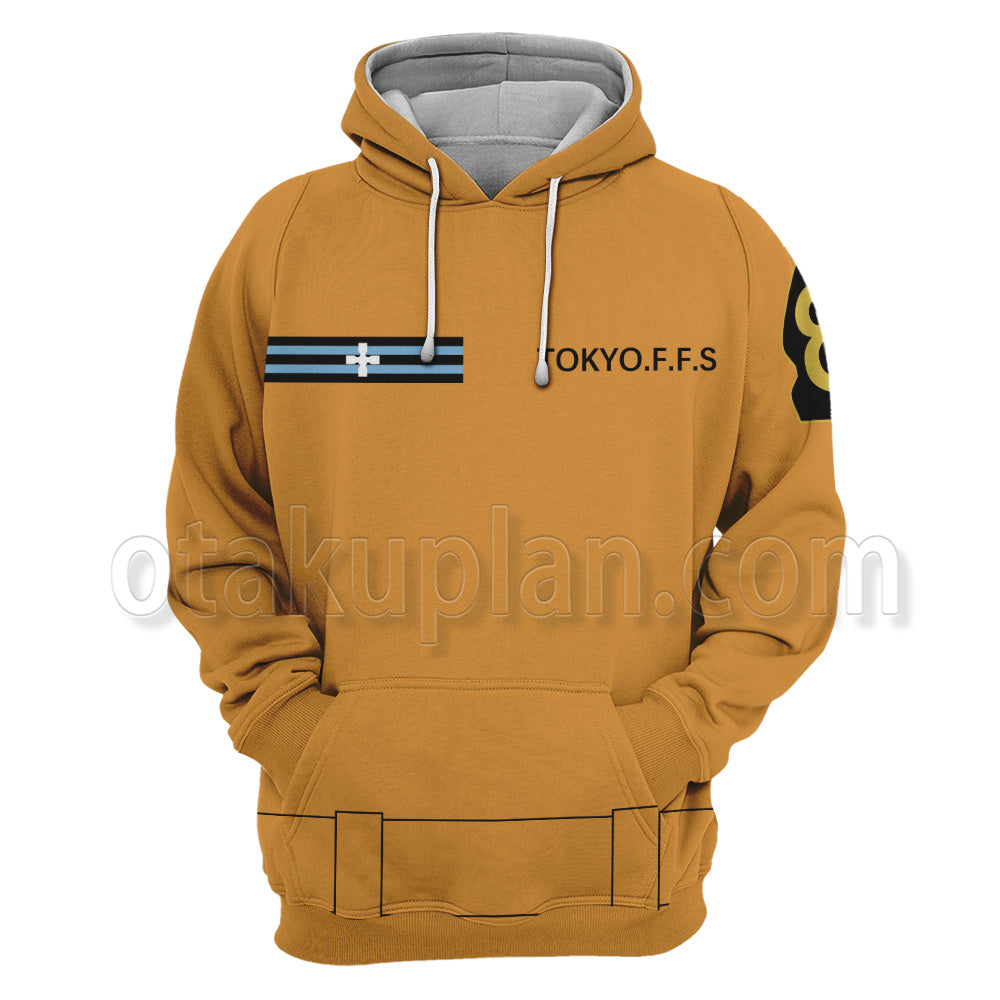 Anime Enen Shinra Kusakabe Arthur Boyle Cosplay Hoodie
