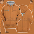 Anime Kusakabe Shinra Orange Uniform Cosplay Hoodie