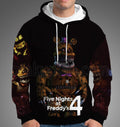 Five Nights At Freddys Character Hoodie