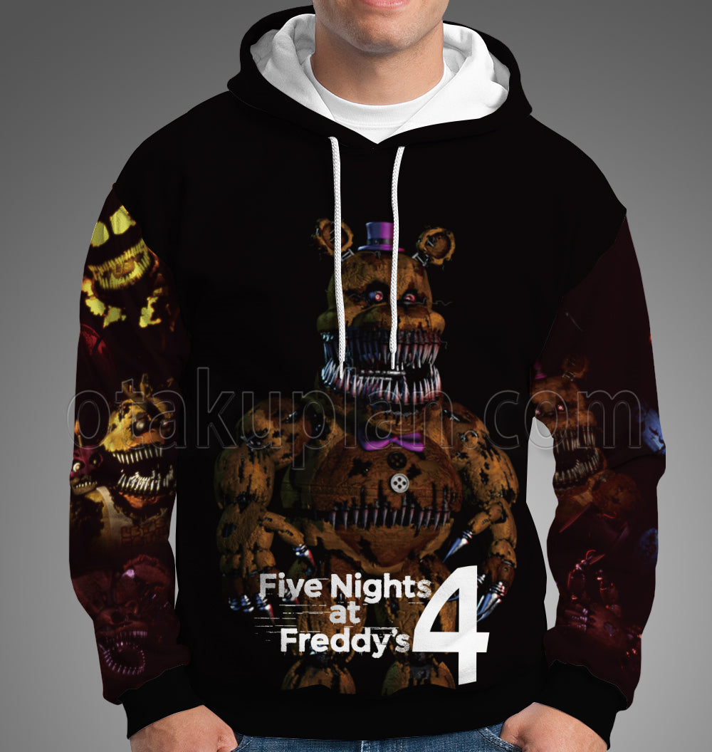 Five Nights At Freddys Character Hoodie
