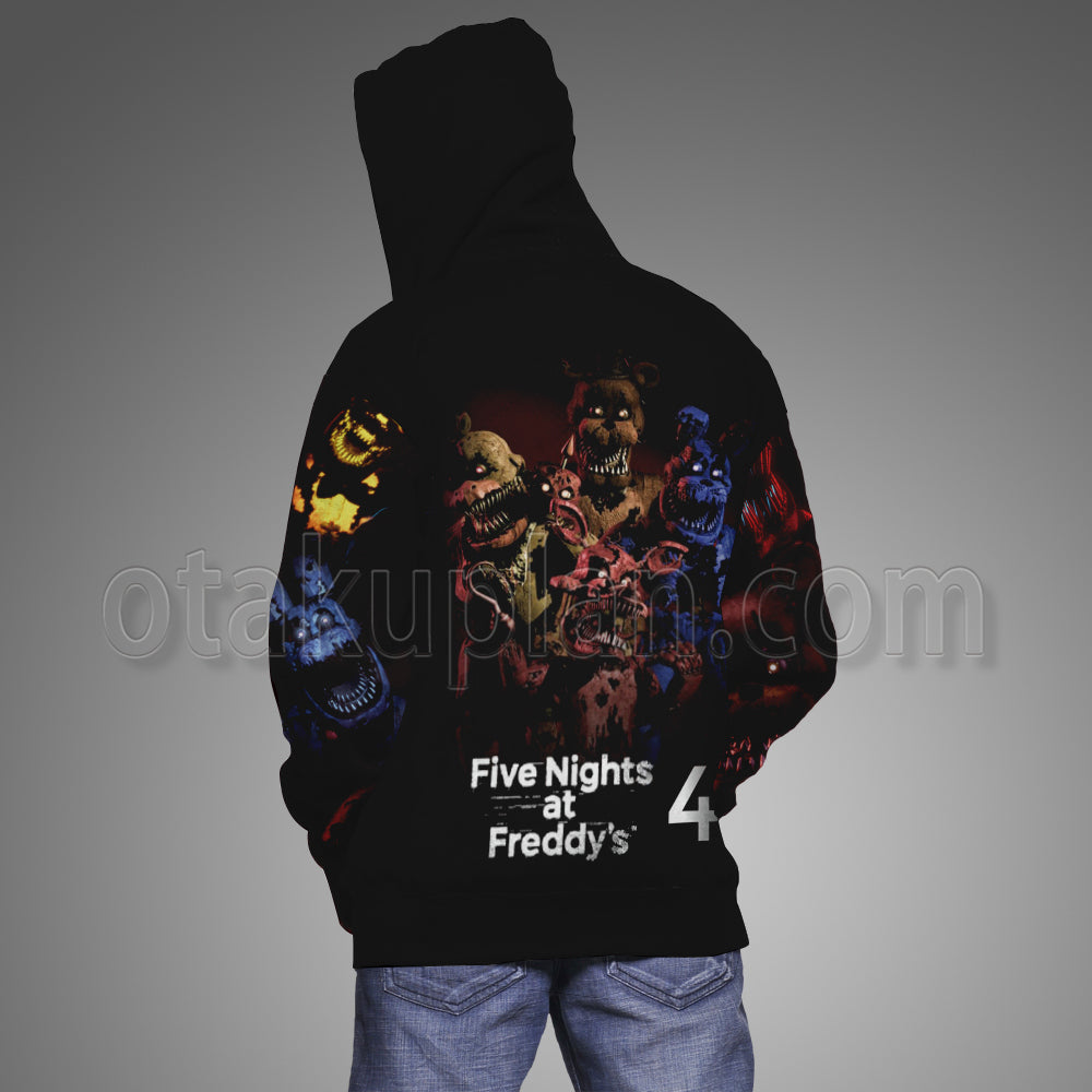 Five Nights At Freddys Character Hoodie