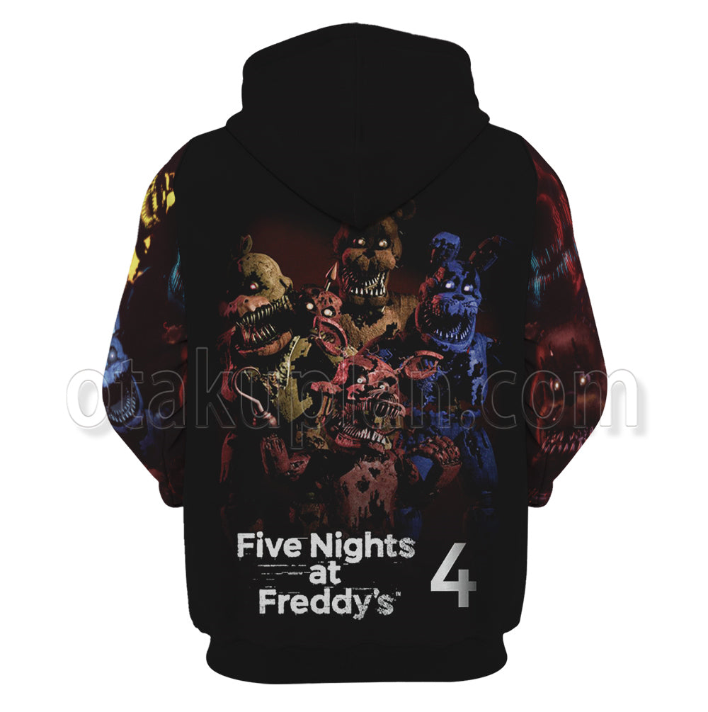 Five Nights At Freddys Character Hoodie