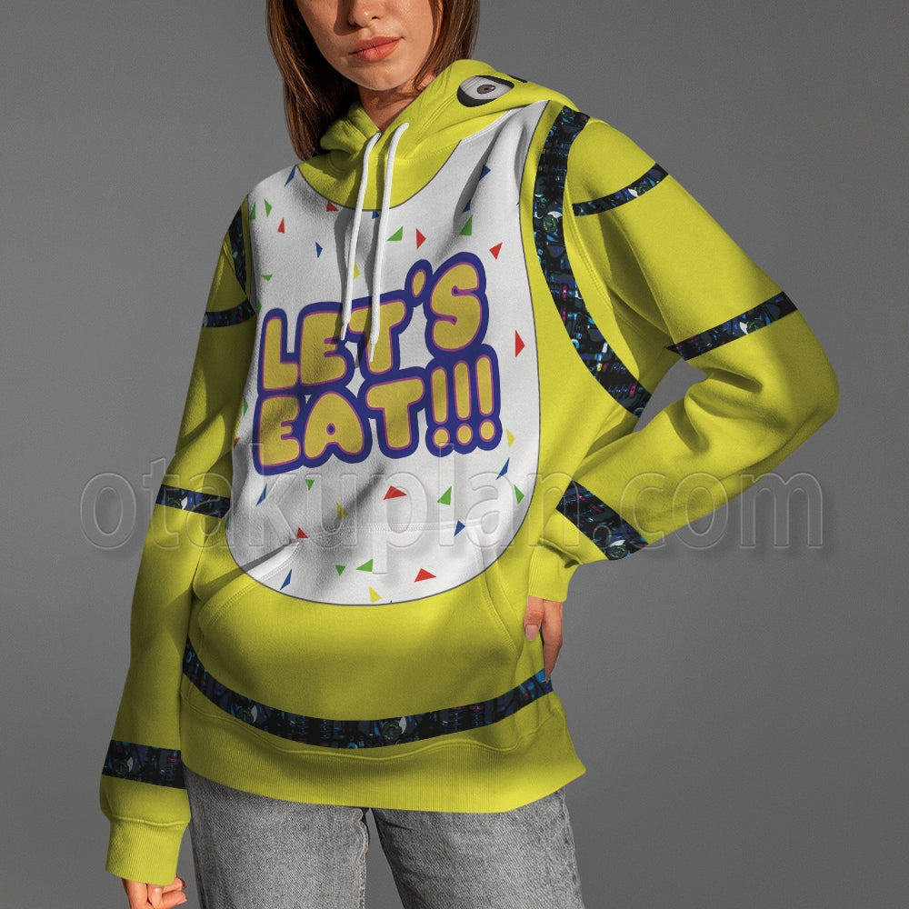 Five Nights At Freddys Chica The Chicken Robot Cosplay Hoodie