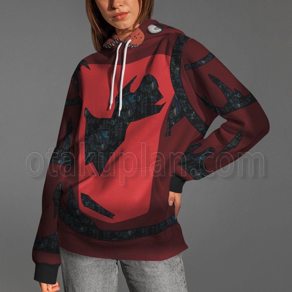 Five Nights At Freddys Foxy The Pirate Robot Cosplay Hoodie