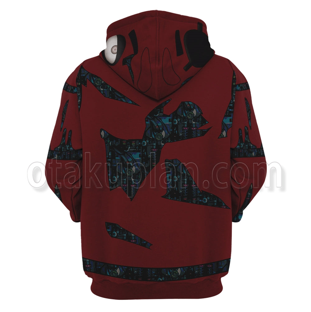 Five Nights At Freddys Foxy The Pirate Robot Cosplay Hoodie