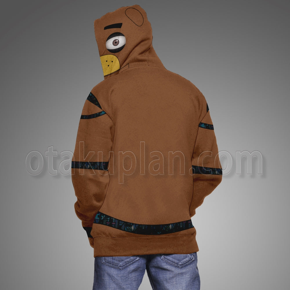 Five Nights At Freddys Freddy Fazbear Robot Cosplay Hoodie