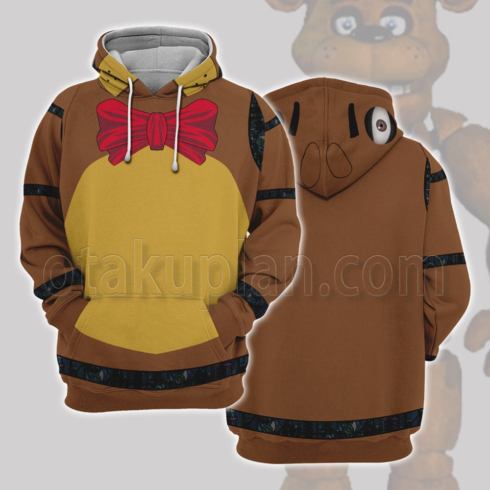 Five Nights At Freddys Freddy Fazbear Robot Cosplay Hoodie