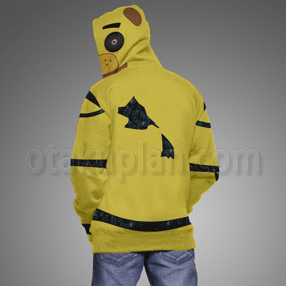 Five Nights At Freddys Golden Freddy Robot Cosplay Hoodie