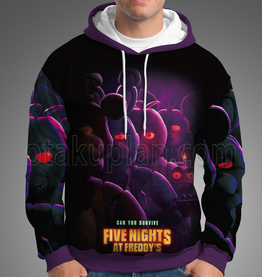 Five Nights At Freddys Purple Hoodie