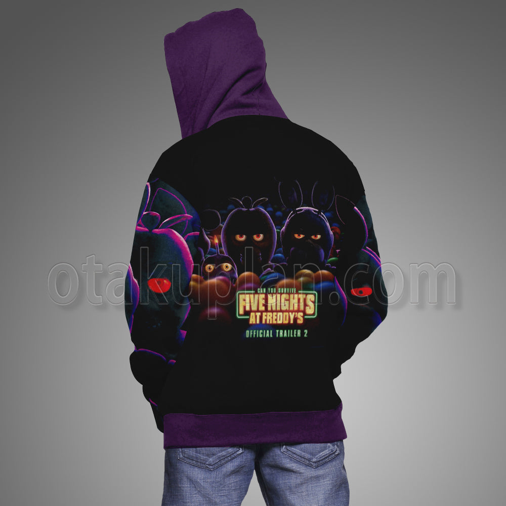 Five Nights At Freddys Purple Hoodie