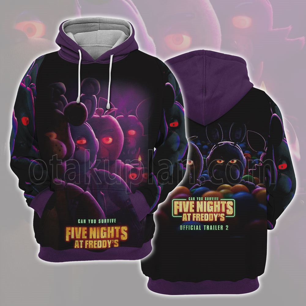 Five Nights At Freddys Purple Hoodie