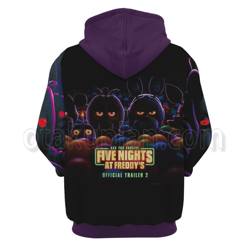 Five Nights At Freddys Purple Hoodie