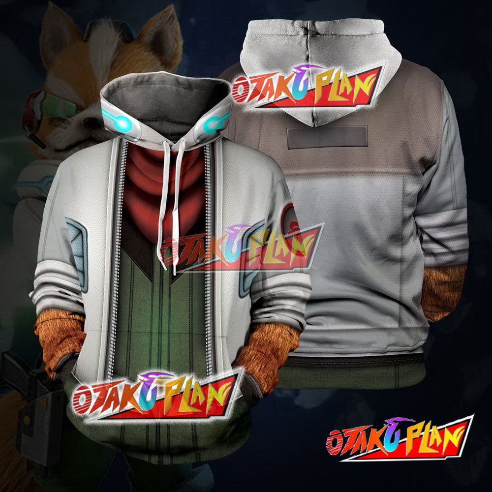 Fox McCloud Unisex Pullover Hoodie