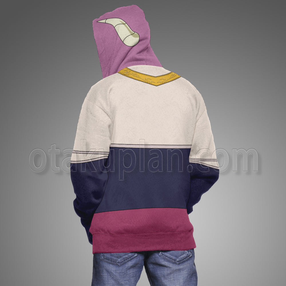 Frieren Aura Combat Uniform Cosplay Hoodie