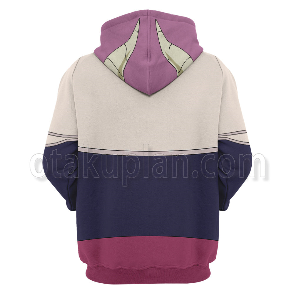 Frieren Aura Combat Uniform Cosplay Hoodie