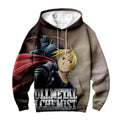 Fullmetal Alchemist Edward Elric Alchemy Combat Anime Apparel