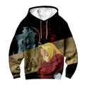 Fullmetal Alchemist Edward Elric Contemplating Anime Apparel