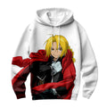 Fullmetal Alchemist Edward Elric Crimson Cape Anime Apparel