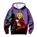 Fullmetal Alchemist Edward Elric Red Cloak Front Anime Apparel