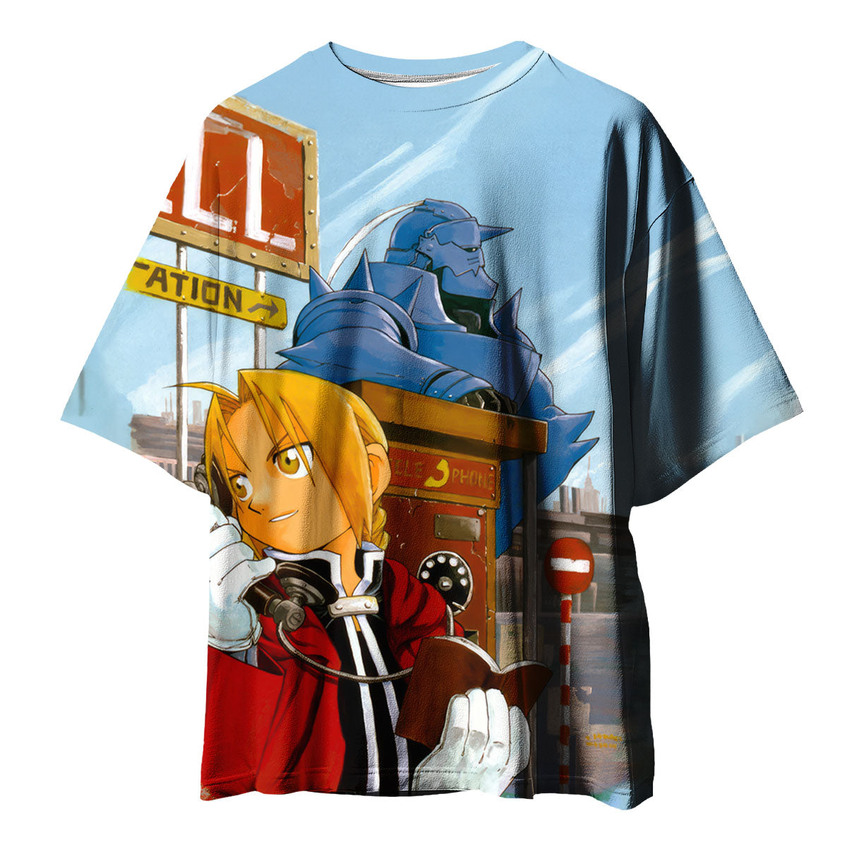 Fullmetal Alchemist Elric Brothers Traveling Anime Apparel