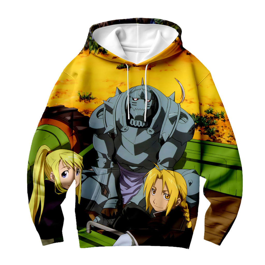 Fullmetal Alchemist Elric Brothers Winry Truck Anime Apparel