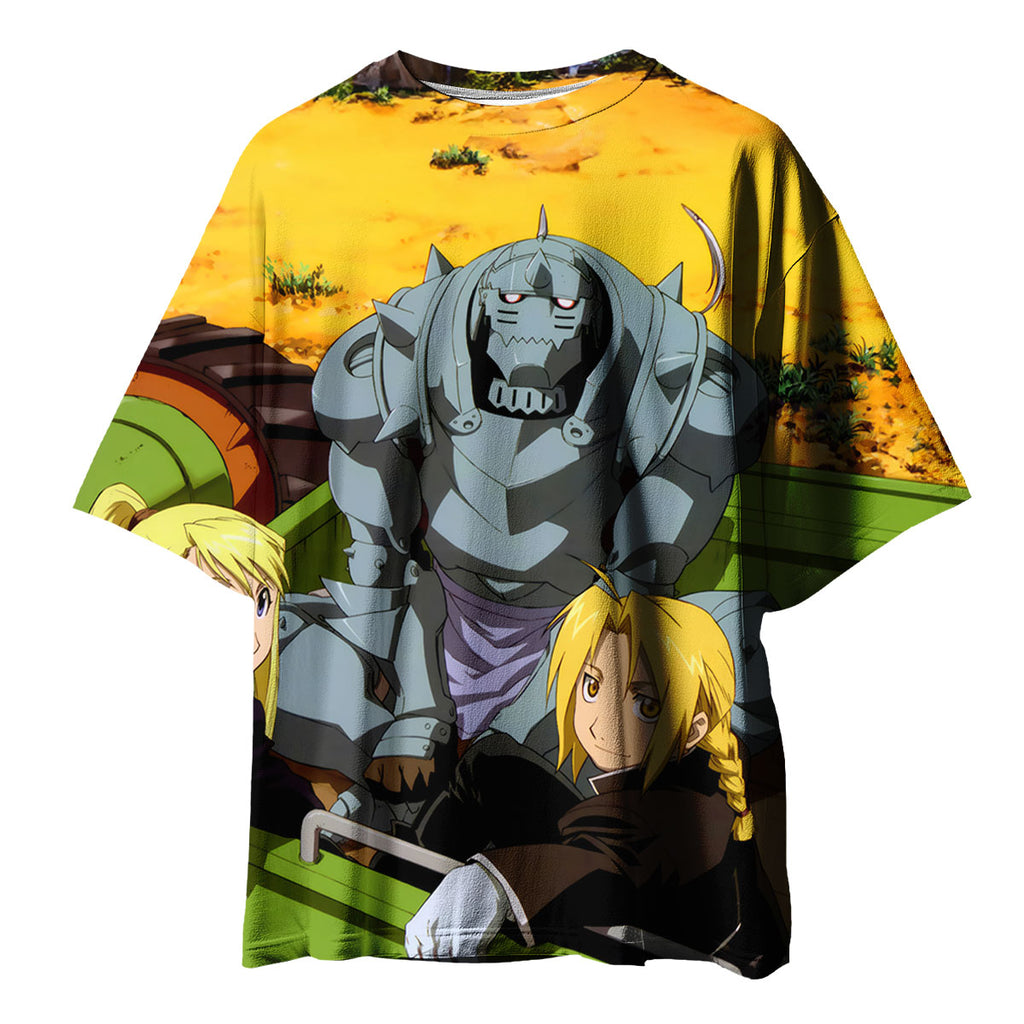 Fullmetal Alchemist Elric Brothers Winry Truck Anime Apparel