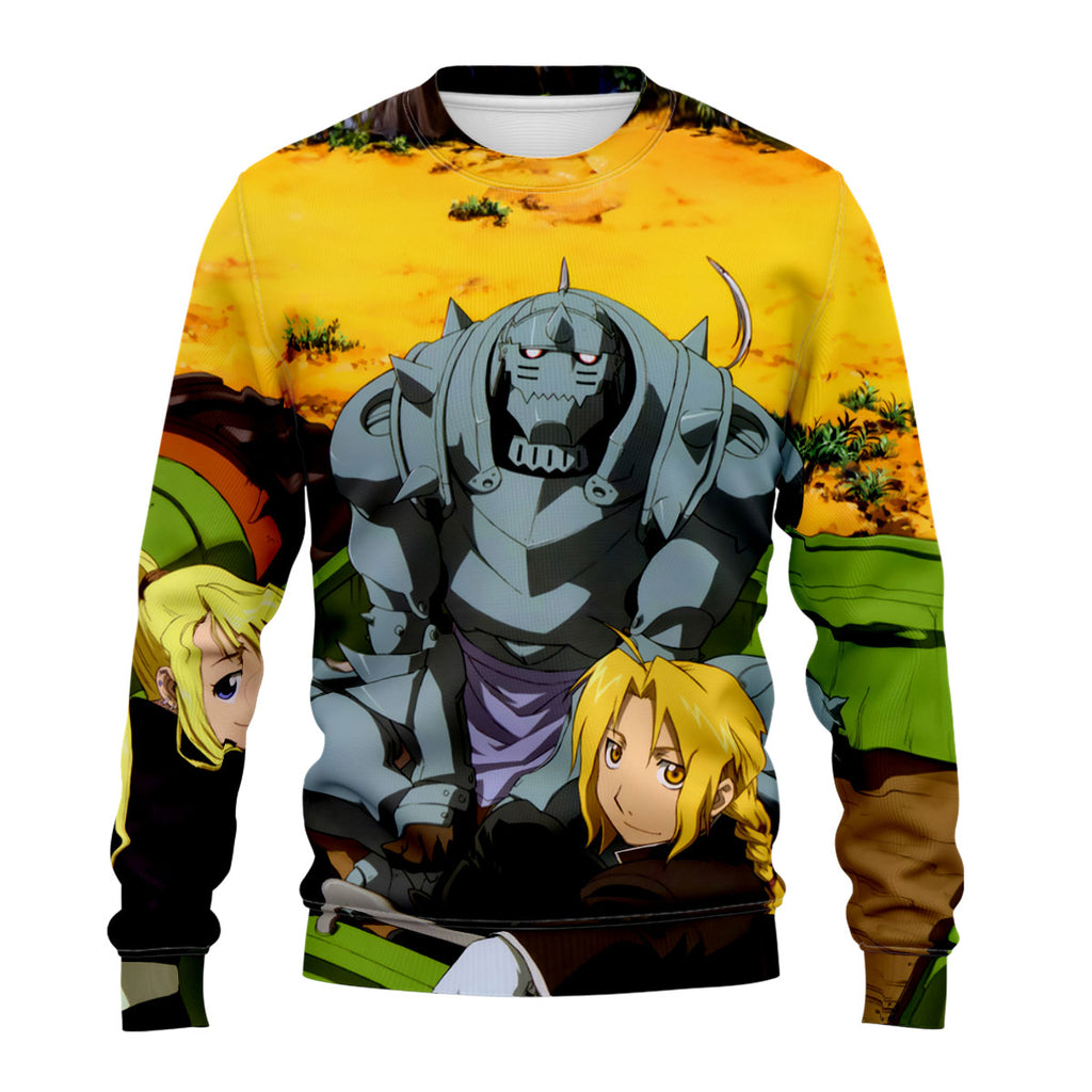 Fullmetal Alchemist Elric Brothers Winry Truck Anime Apparel