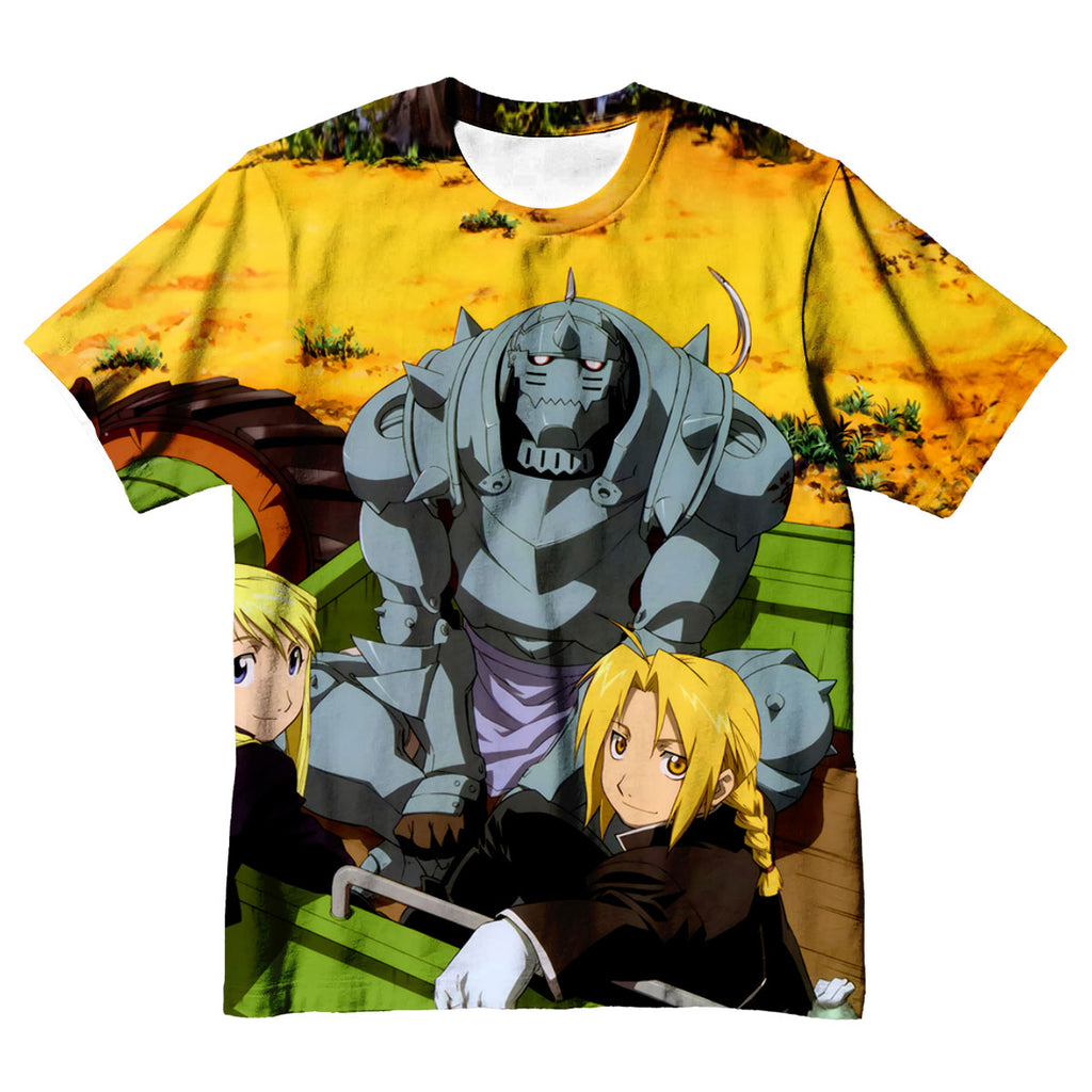 Fullmetal Alchemist Elric Brothers Winry Truck Anime Apparel