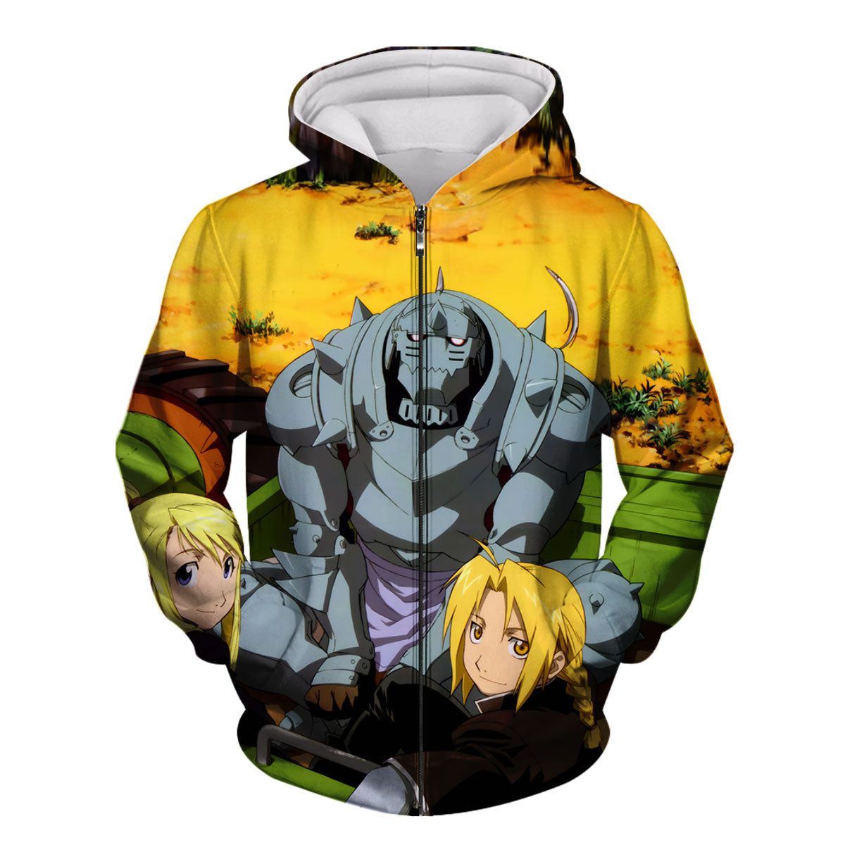 Fullmetal Alchemist Elric Brothers Winry Truck Anime Apparel