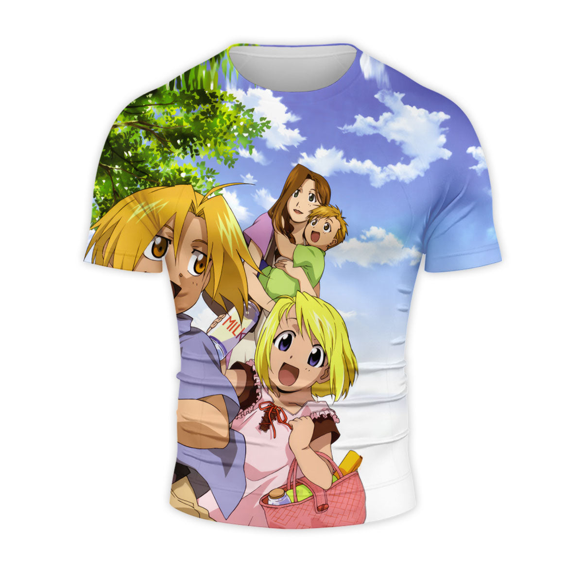 Fullmetal Alchemist Elric Family Picnic Gathering Anime Apparel