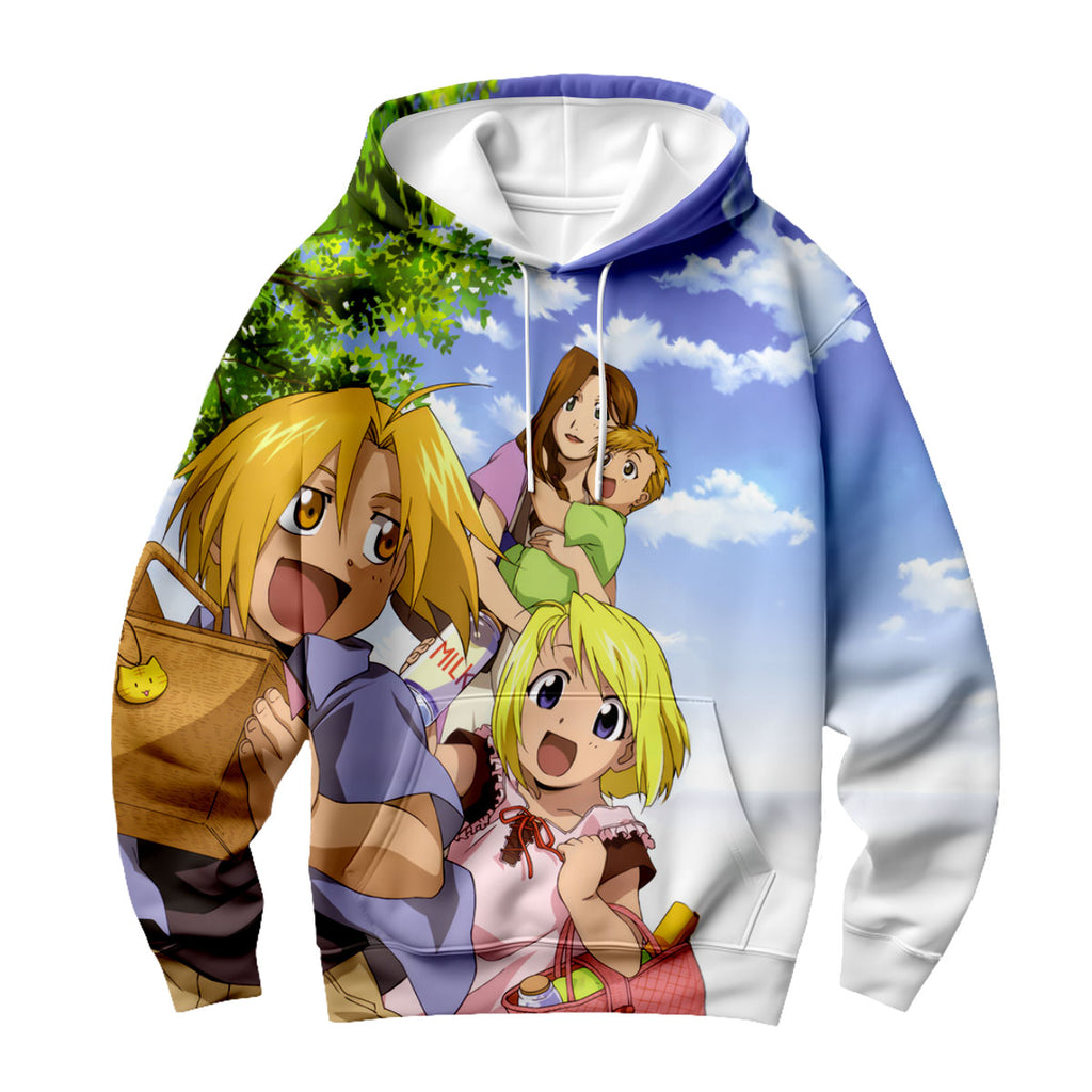 Fullmetal Alchemist Elric Family Picnic Gathering Anime Apparel
