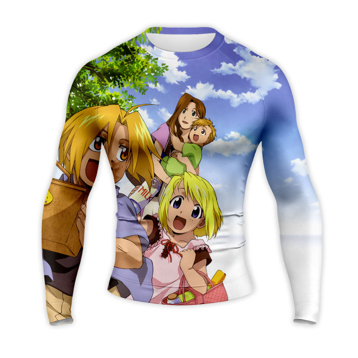 Fullmetal Alchemist Elric Family Picnic Gathering Anime Apparel