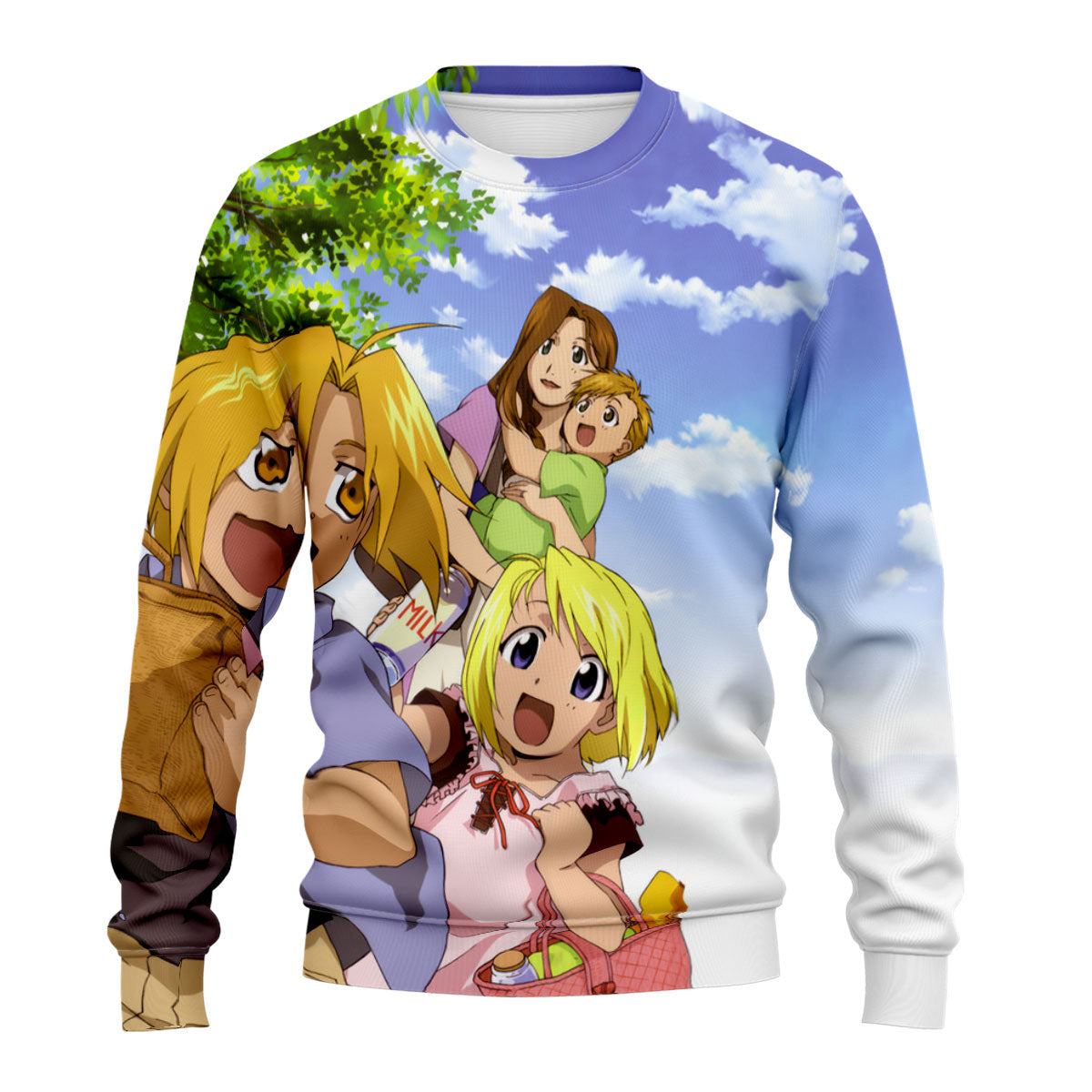 Fullmetal Alchemist Elric Family Picnic Gathering Anime Apparel