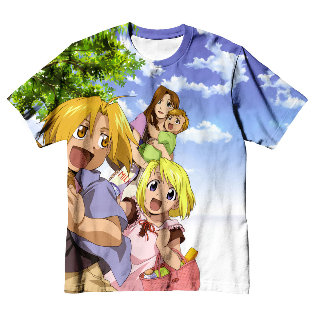 Fullmetal Alchemist Elric Family Picnic Gathering Anime Apparel