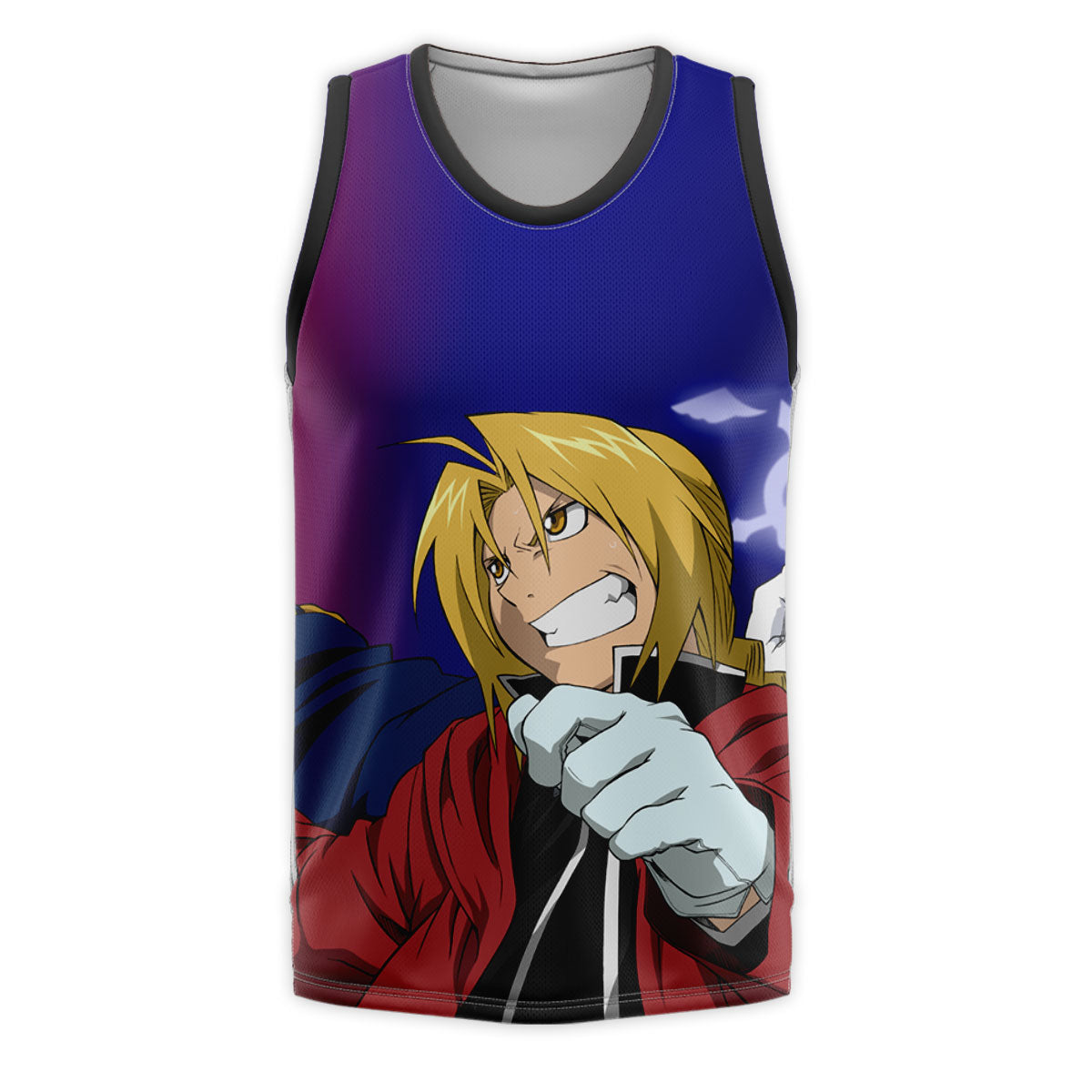 Fullmetal Alchemist Elric Mustang Combat Clash Anime Apparel