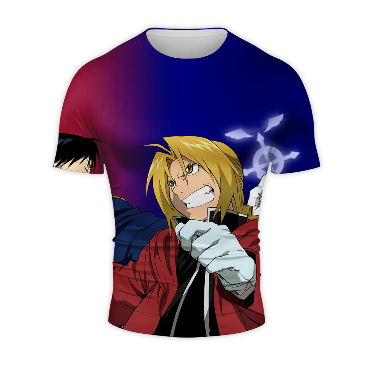 Fullmetal Alchemist Elric Mustang Combat Clash Anime Apparel