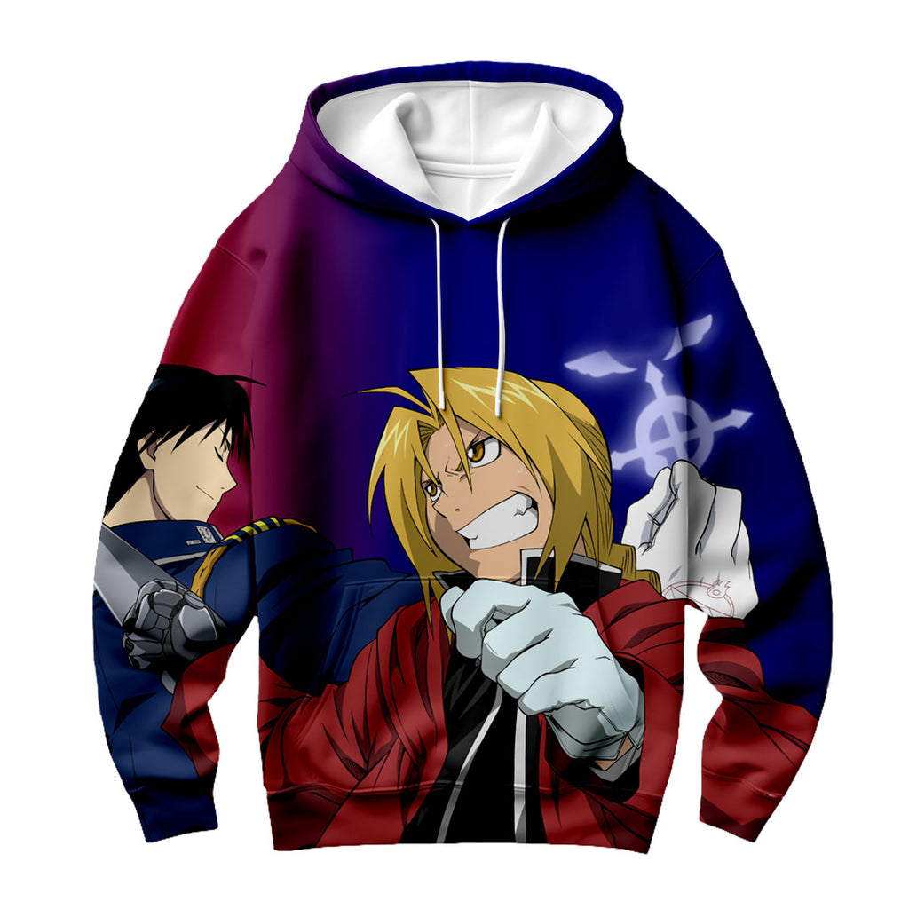 Fullmetal Alchemist Elric Mustang Combat Clash Anime Apparel