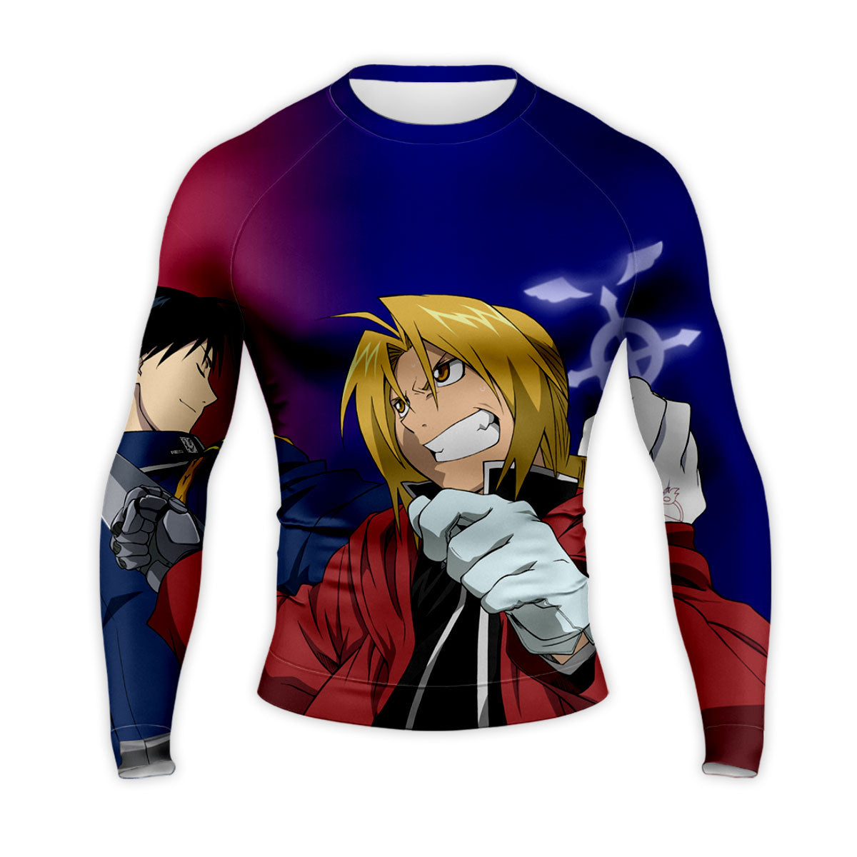 Fullmetal Alchemist Elric Mustang Combat Clash Anime Apparel