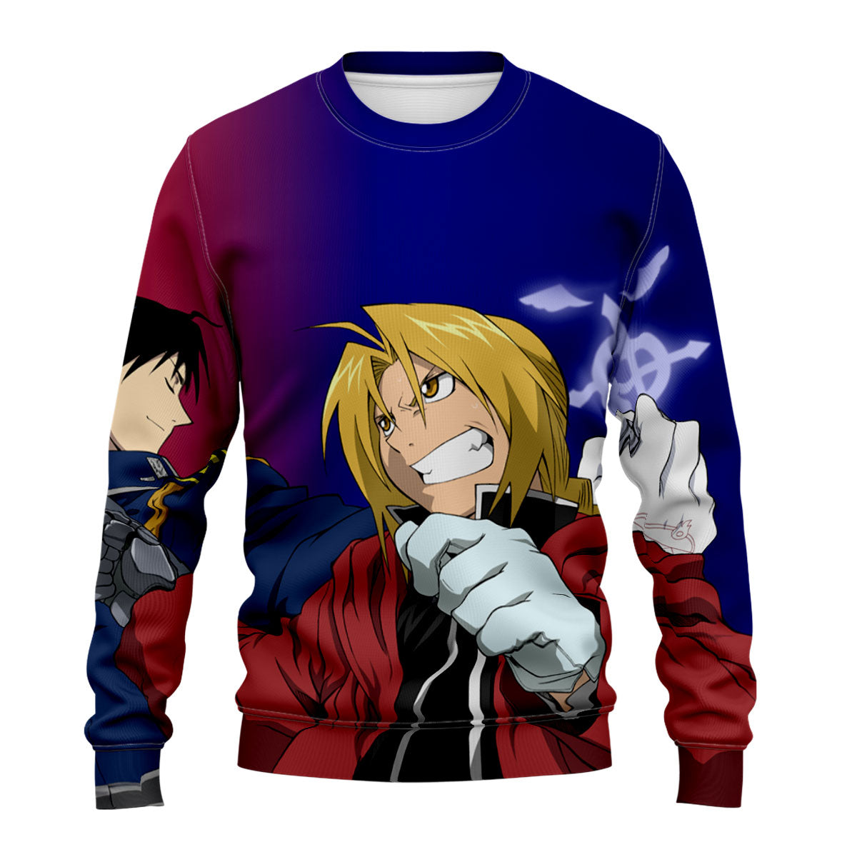 Fullmetal Alchemist Elric Mustang Combat Clash Anime Apparel