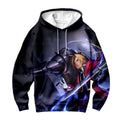 Fullmetal Edward Elric Combat Stance Anime Apparel