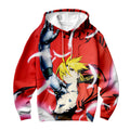 Fullmetal Edward Elric Raising Arm Anime Apparel