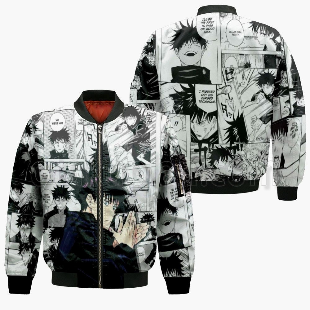Fushiguro Megumi Hoodie Mix Manga Jacket Shirt