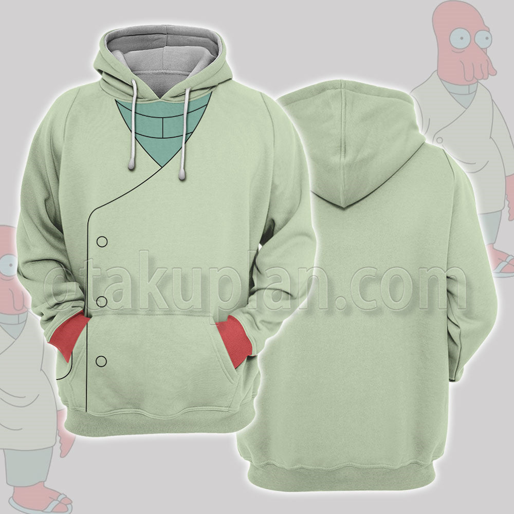 Futurama Dr John A Zoidberg Cosplay Hoodie