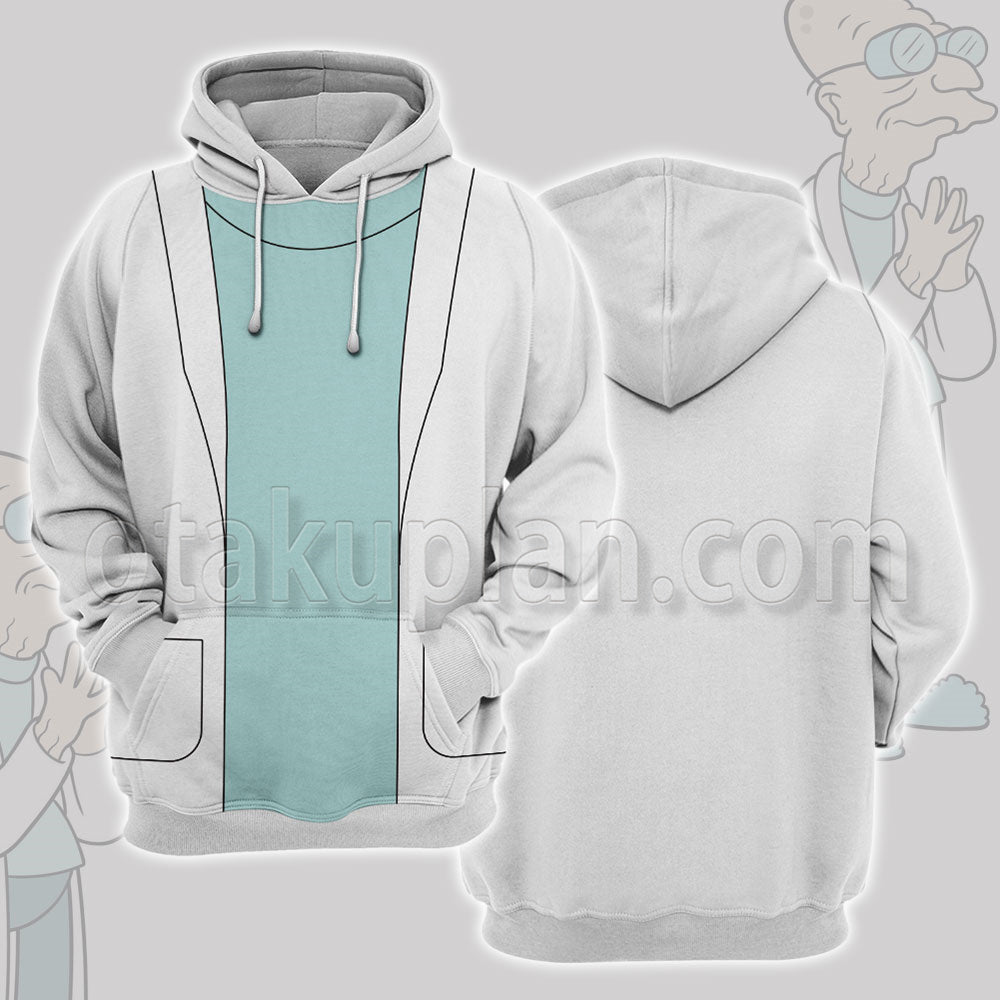 Futurama Professor Hubert Farnsworth Dy Cosplay Hoodie