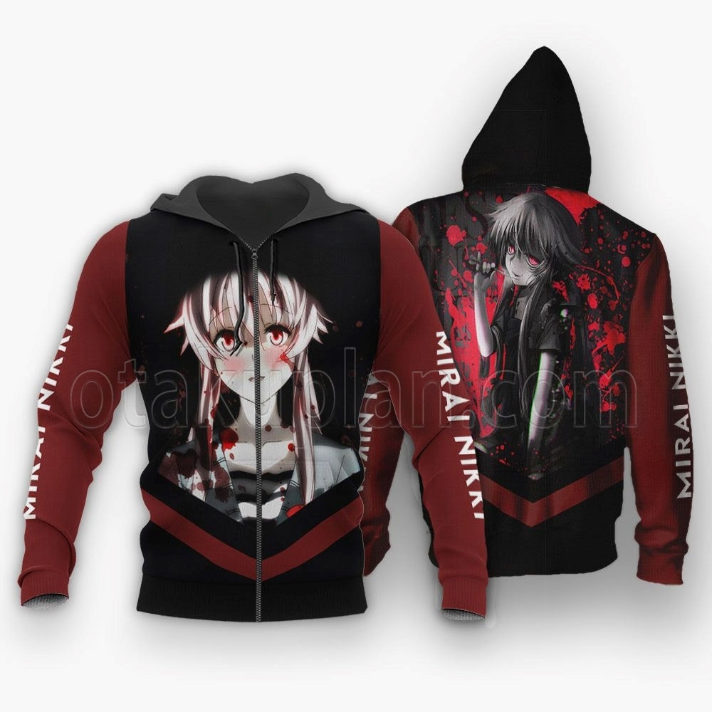 Future Diary Mirai Nikki Hoodie Yuno Gasai