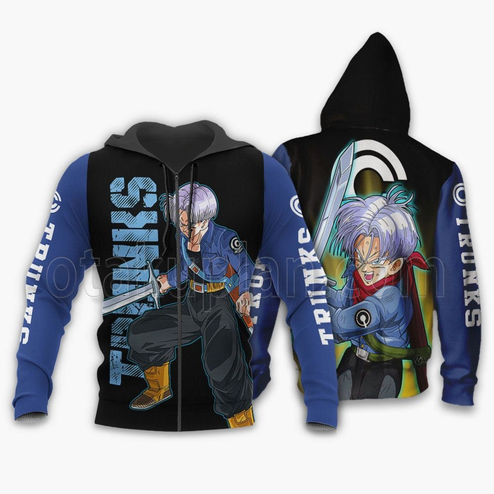 Future Trunks Hoodie Shirts Anime Custom