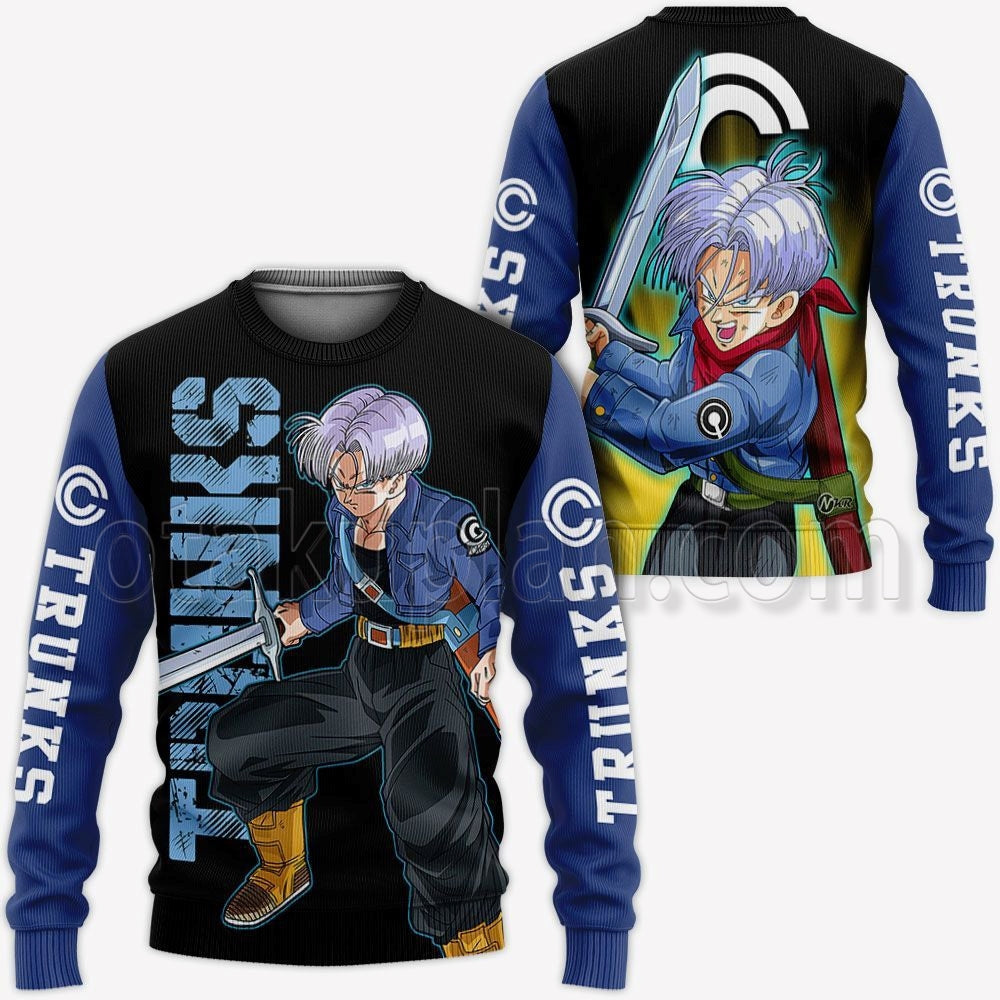 Future Trunks Hoodie Shirts Anime Custom