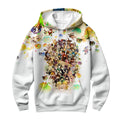 Genshin Character Amid Colorful Splashes Anime Apparel