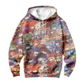 Genshin Character Collage Colorful Anime Apparel